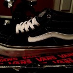 Vans Sk8 Mid Jeff Grosso Black/White Mens Size 8.5