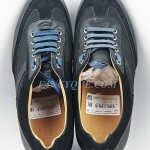 HUGO BOSS BLACK LABEL ATTLIO CASUAL SNEAKERS SHOES LEATHER & NYLON NEW SZ 10