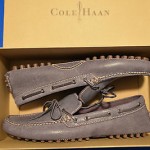 Cole Haan Air Grant Mulberry Suede Loafers Slip On Mens Shoes New Sz.8.5 US