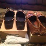 Cole Haan Mens Air Grant Brown And Black 2 Pair New