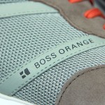 $225 Hugo Boss ORANGE Label Sneakers Tan Brown Mens Shoes 12 45 Trainers 11.5