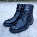 Cole Haan Black Leather Cap Toe Jump Boots, SZ 8.5 M Green Label