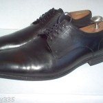 HUGO BOSS  DRESS SHOES  11 RETAILS $455 SAVE!  SUPPLE BLACK LEATHER