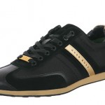 Hugo Boss Green Men’s Streatmetal Sneakers In BLack (50254497-001)