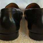 $168 PINCH PENNY COLE HAAN BLACK LEATHER LOAFERS SZ 9D INDIA