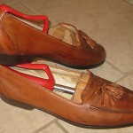 Mens Bragano by Cole Haan Brn All Leather Italian Tasseled Loafers sz 9 M