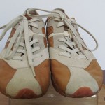 Mens sz 10.5 M leather w/suede trim Diesel athletic low profile tennis shoes