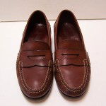 Cole Haan Country Mens Brown Leather Penny Loafers Shoes Slip Ons Size 10.5W F/S