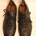 COLE HAAN Air Nike Black Lace-up Leather Fashion Sneakers 13 M
