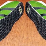 Diesel Mens Wish Shoes Size 8 Walking Sneakers, Green and White – Leather MINT