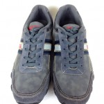 DIESEL Shoes LEATHER Gray COMFORT Lace Up ATHLETIC Sneakers RUNNING Mens 11 M