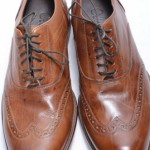Cole Haan Pitney Air C09150 brown 8.5 leather wingtip lace oxford shoe NEW $248