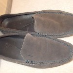 HUGO BOSS MEN’S SLIP ON DRIVING MOCASSIN SUEDE SHOE SIZE 9