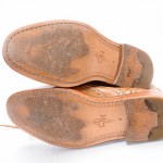 Cole Haan Harrison C10965 8 m Whiskey brown wingtip brogue boot shoe