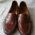 COLE HAAN MENS BROWN LEATHER LOAFERS SIZE 12 W