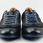 HUGO BOSS BLACK LABEL ATTLIO CASUAL SNEAKERS SHOES LEATHER & NYLON NEW SZ 10
