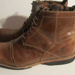 TIMBERLAND MEN SIZE 11.5 M Tan Leather Earthkeepers Side Zip Boots 19558  $139