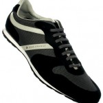 Hugo Boss Mens Orlet Black  Lace Casual Sneakers Shoes