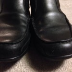 Cole Haan Black Leather Slip Ons Loafers Dress Nike Air Mens 10.5 10 1/2
