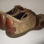Cole Haan Air Brown/ Green Leather Casual Oxford Shoes Sneakers Mens Sz.9 M