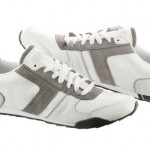 Diesel Loop 00YG64-PR131-H3049 Silver Flint Gray Leather Casual Shoes Men