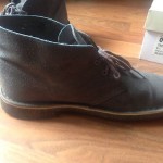 Clarks Desert Boots Grey Suede Sz 8.5 Pre Owned