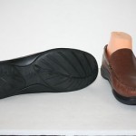COLE HAAN Papaya Brown Leather Slip ON Shoes! Sz. 9.5M