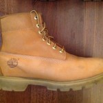 TIMBERLAND work boots, size 8.5