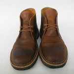 CLARKS ORIGINALS DESERT BOOT OILED BROWN LEATHER BOOTS MENS 10-M CREPE SOLES