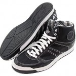 NEW DIESEL “DEEP” BLACK WHITE MEN’S CASUAL SNEAKERS SHOES US SIZE 12