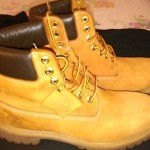 Mens Wheat Nubuck Tan 6″ Premium Timberland Boots # 10061 Size 9.5