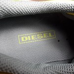 DIESEL VIKING  SIZE 12 US GREEN LEATHER SHOES MENS  SNEAKERS TRAINERS LNC