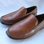COLE HAAN BROWN LEATHER SLIP ON  LOAFERS  MENS SIZE 9.5 MEDIUM