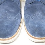 Cole Haan LunarGrand Wingtip Blue Suede Shoes US10-M