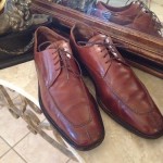 SHARP MENS COLE HAAN BROWN CASUAL LEATHER OXFORDS SIZE 13 M