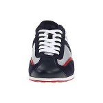 Hugo Boss Mens Silvans Dark Blue Casual Lace-Up Fashion Sneakers Kicks Shoes