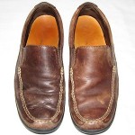 Cole Haan Men’s 10.5 Brown distressed leather loafers driving shoes moccasins
