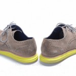 Cole Haan Lunargrand C11095 10 brown taupe suede Oxford Wingtip Green shoe $198