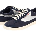 Diesel Eagle 11 Shoes Mens Sneakers Size 12.5 Midnight Navy White Canvas Trainer