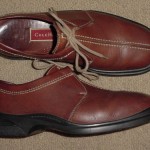 MENS COLE HAAN NIKE AIR VINTAGE BROWN TUMBLE WAX SPORT OXFORDS SHOES 8.5 M
