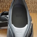 NEW HUGO BOSS BLACK MENS ‘WALMIN I’ SNEAKERS IN GRAY SIZE US10, UK9, EU43