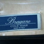 BRAGANO by Cole Haan Italian penny loafers black leather slips-ons 8½ M!