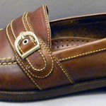 Mens Cole Haan Loafers Leather 10 M Handsewn Brown Made in Brazil