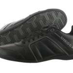 NEW Diesel Hurrikane Y00471-PR131-T8013 Black Sporty Casual Leather Shoes Men