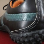 HUGO BOSS Orange Lable BLACK LEATHER Fasion SNEAKERS // size 13 D