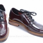 Cole Haan Duke Saddle II burgundy 8 leather perforated lace oxford shoe NEW $198