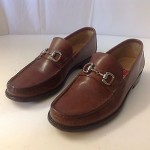 Cole Haan City Loafers Brown 10 1/2  M  Italy Leather Dress Emory Bit Horsebit