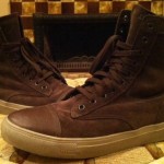 DIESEL Full Leather Lace & Zip Hightop Boots Sneakers Shoes 12 (45 Neiman Marcus
