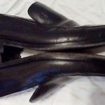 Hugo Boss Loafers Sz 10 Chesterfield Mocassins Black Leather Excellent Condition