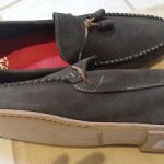 Diesel Men’s Fashion Loafers Grahl Anthracite Leather Boat Shoes sz 12 nwt $160.